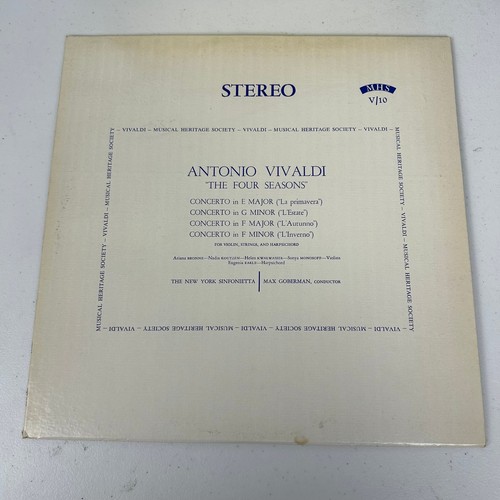 Antonio Vivaldi – The Four Seasons Vinyl LP Record MHS V/10 Stereo 33⅓ RPM