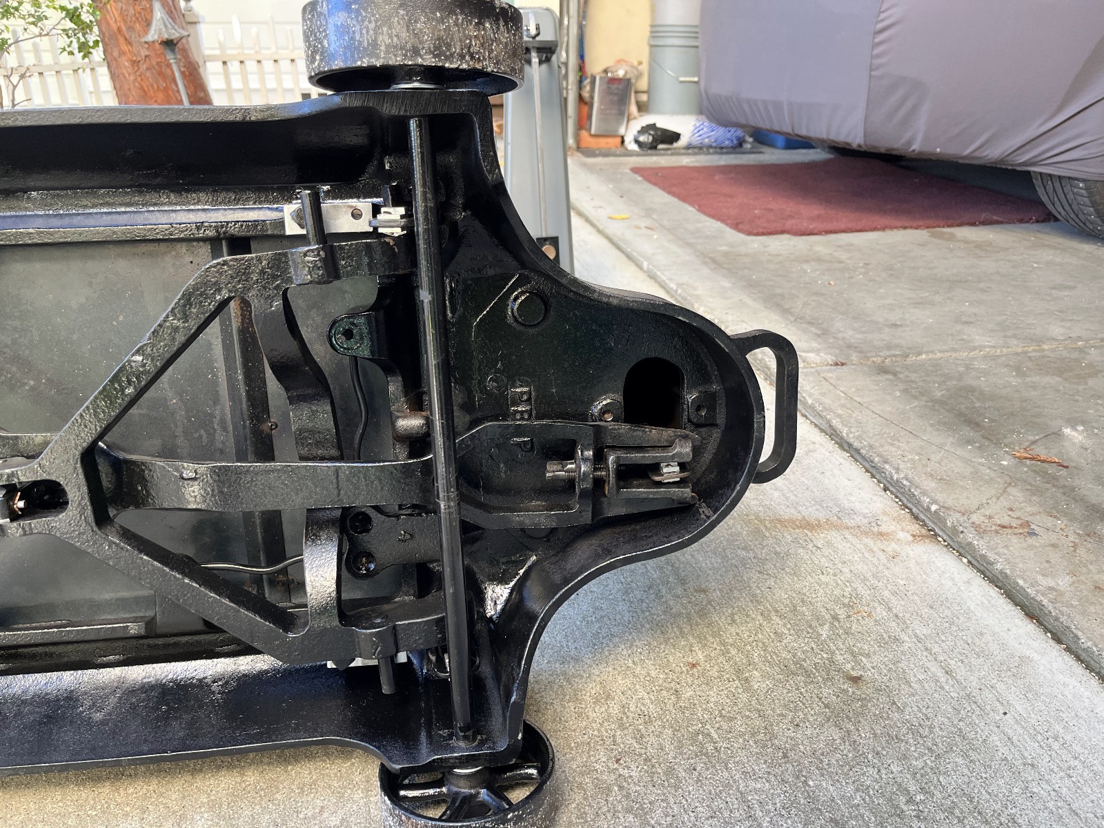 Vintage Fairbanks Morse Portable 1000lb Floor Scale