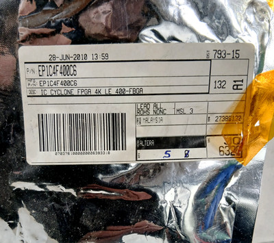 ALTERA EP1C4F400C6 IC CYCLONE FPGA 4K LE 400-FBGA 5/PK (BR4C.6b6)