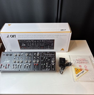 BEHRINGER CAT Duo-phonic Analog Synthesizer Eurorack Module Boxed Used