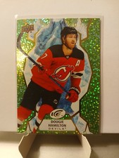 Upper Deck 2021-22 Ice Green Parallel Dougie Hamilton Devils NHL Card #32
