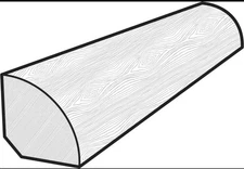 COREtec QTRCT-VV968 Pro Plus 94"L Vinyl Glue Down Quarter Round - - Kempston