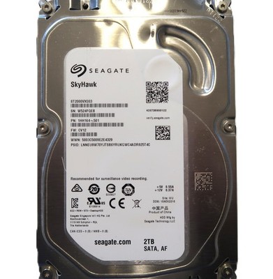 Seagate ST2000VX003 1HH164-501 CV12 WU (W524) China 3.5'' 2TB Sata HDD 11/2016
