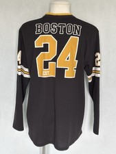Boston Bruins majestic #24 long sleeve NHL shirt Hockey jersey size L