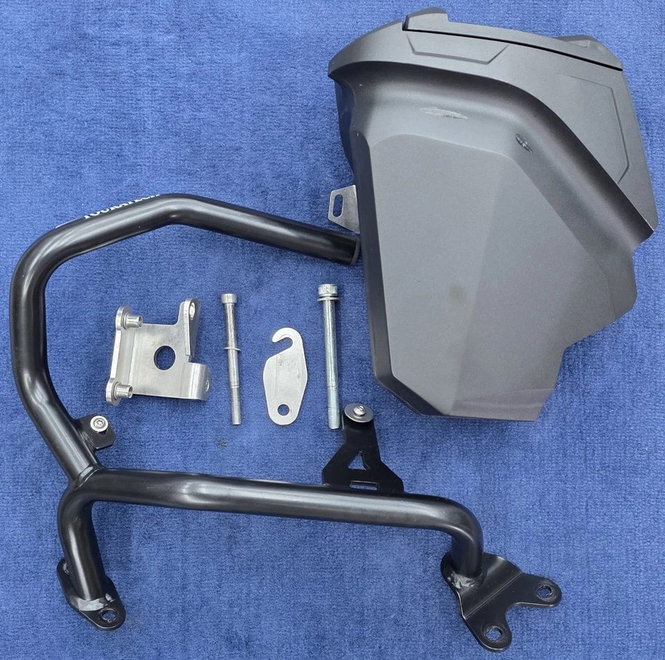 Werkzeugbox mit Motorsturzbügel- Edelstahl, schwarz Honda CRF1100 DCT - Bild 4 von 4