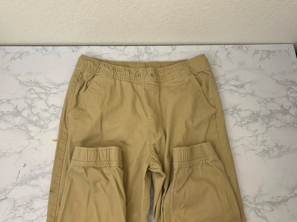 Nautica Tostado Caqui Uniforme Escolar Pantalones Niños Talla XL Cintura Elástica Pierna Cónica P Foto 3 de 4