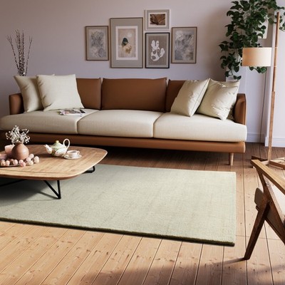 Steffensmeier Wollteppich Zaza in Berber look | Wolle handgetuftet warm wohnlich