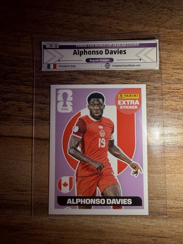 Alphonso Davies — Panini FIFA World Cup 2026 Regular Extra sticker
