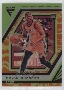 2022-23 Panini Flux Rookies Sunrise Prizm Malaki Branham #219 Rookie RC