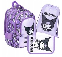 Schulrucksack Kuromi Violet St. Majewski 3-Teiliges Set FüR Ein MäDchen
