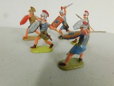 Elastolin 40mm Roman Infantry attack group x5 Lot 2 HH
