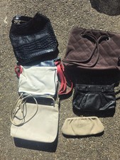 5x Handtasche + Kosmetik Tasche  Konvolut Posten Gebraucht Siehe Bilder 