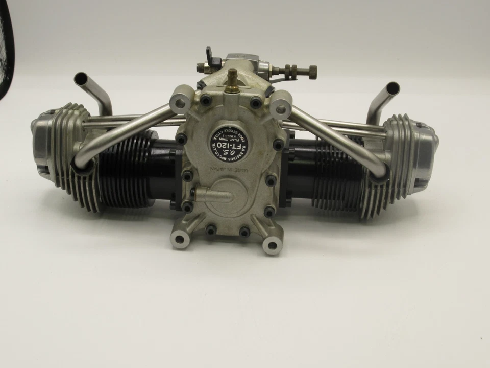 0.S. MOTORES FT-120 GEMINI RC MOTOR AVIÓN CON REPUESTOS (TODOS N.O.S.) Foto 2 de 4