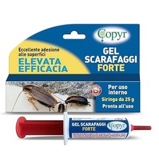 Copyr Gel Scarafaggi Forte - Antiscarafaggi e Blatte Pronto all'Uso, 25g x 1 Pz