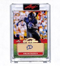 2025 Leaf Glory Of The Game Emani Bailey Future 29/99 Auto Autograph Card 