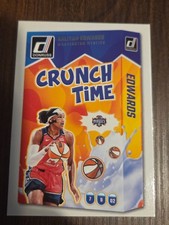 Aaliyah Edwards Crunch Time Insert 2025 Panini WNBA Donruss Mystics