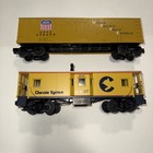 RAIL KING 0/027 UNION PACIFIC REEFER CAR/0/027 CHESSIE BAY WINDOW CABOOSE — photo 4
