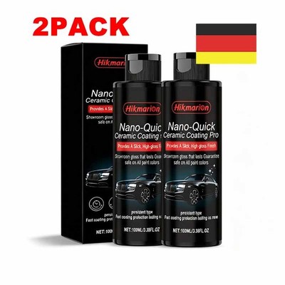 2X Nano-Quick Ceramic Coating Pro für Automobile,Nano Quick Restore-Beschichtung