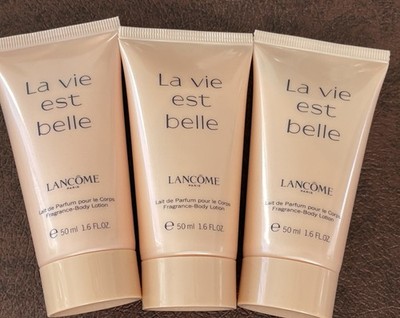 LANCOME LA VIE EST BELLE FRAGRANCE BODY LOTION  LOT OF 3- 1.6 FL. OZ./50ml NEW
