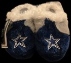 Dallas Cowboys Navy Baby House Slippers — photo 1