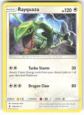 Rayquaza 106/145 Rare Guardians Rising Pokemon Moderately Played