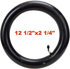 1-Pack 12.5" Scooter Inner Tube 12 1/2 x 2 12.5x2.25 12 1/2"x2 1/4" , black