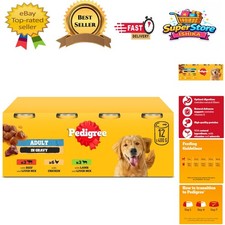 12x400g Mixed Selection Gravy - Adult Wet Dog Food for Small Breeds 4.37 per kilo