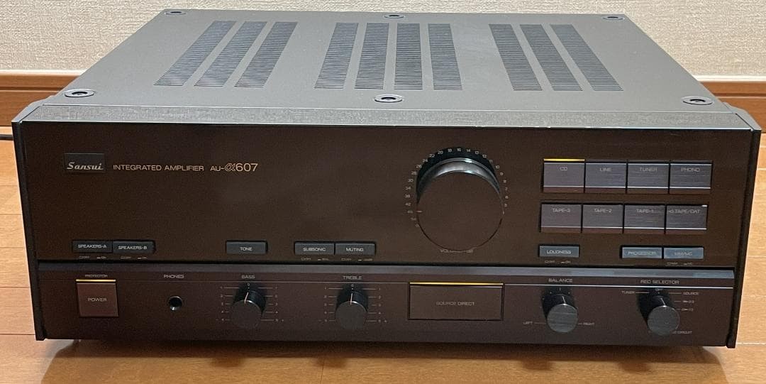 Sansui AU-α607 Integrated Stereo Amplifier 90W+90W 8Ω Vintage As