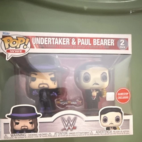Funko Pop! Vinyl WWE Undertaker & Paul Bearer 2-Pack GameStop Exclusive Figures