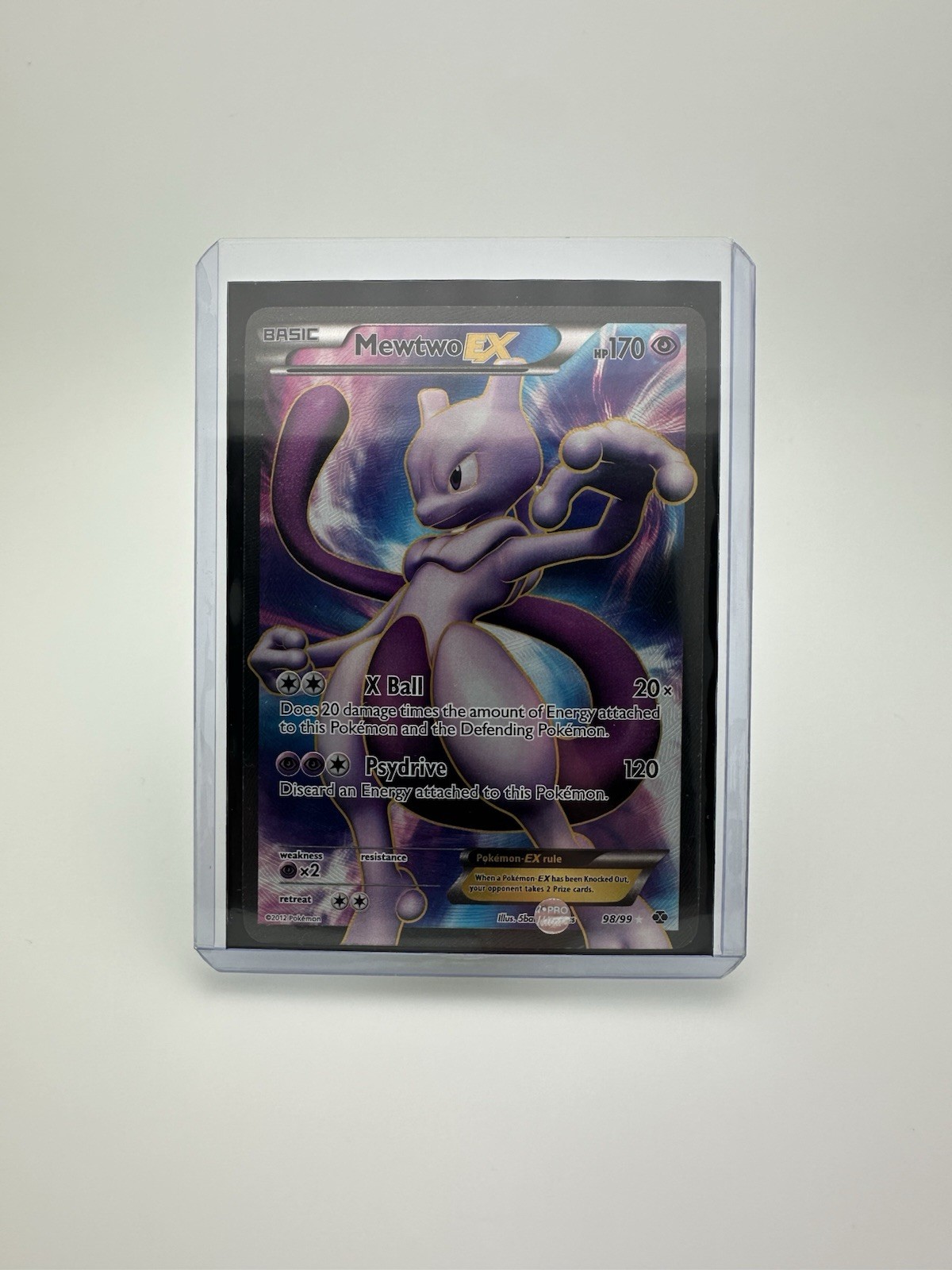 Mewtwo ex 2012 Black & White: Next Destinies #98/99 Holo (Full Art