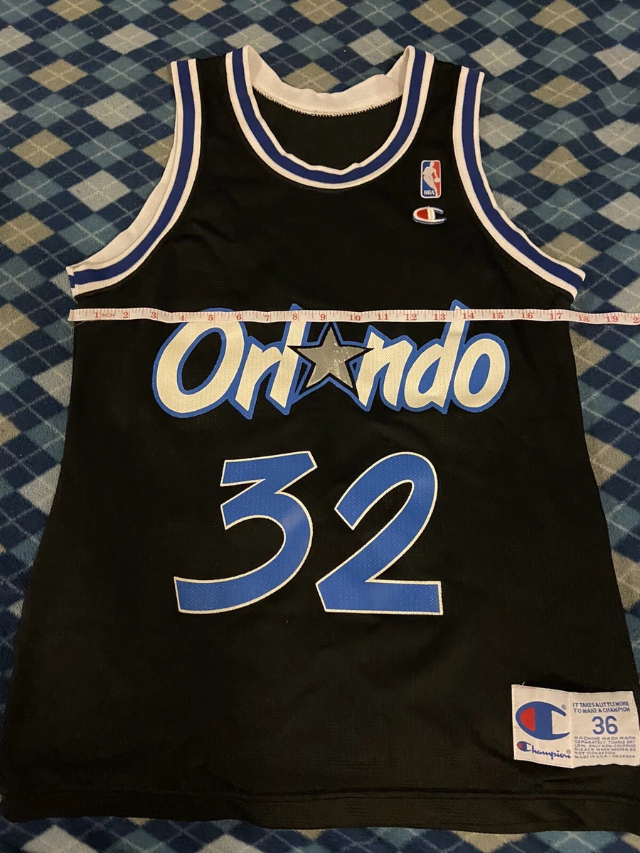 Vintage Shaquille O'Neal Authentic Orlando Magic Champion Jersey