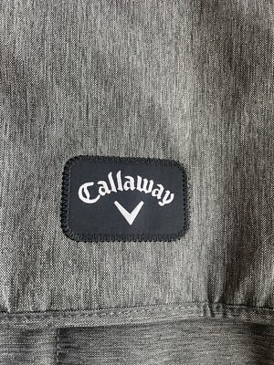 NWT Gray and Black Callaway Clubhouse Collection Messenger Bag 16