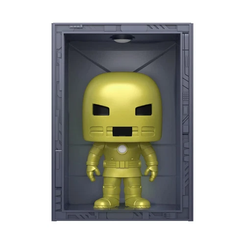 Funko POP! Deluxe Marvel Hall of Armor: Iron Man Model 1 Golden Armor #1035 Excl