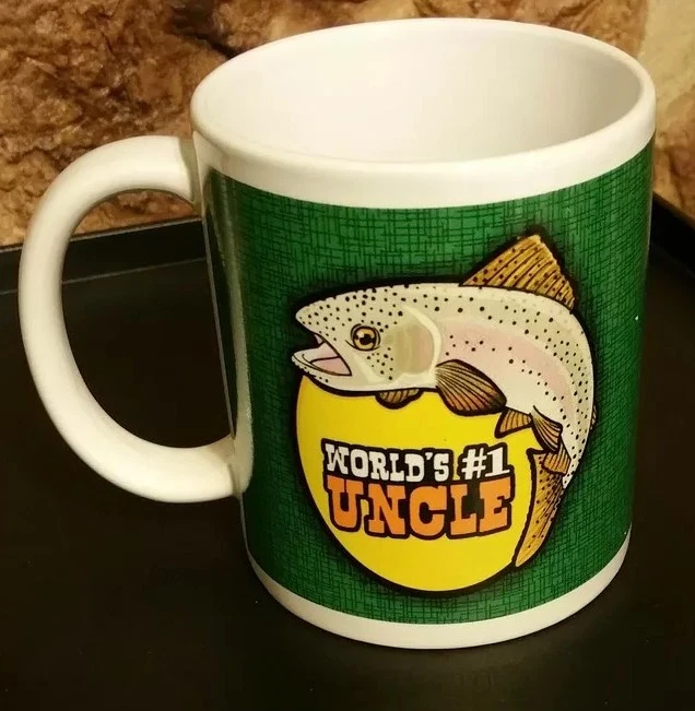 WORLD'S #1 UNCLE GIFT MUG WITH FISHING DESIGN.  - Image 2 of 2