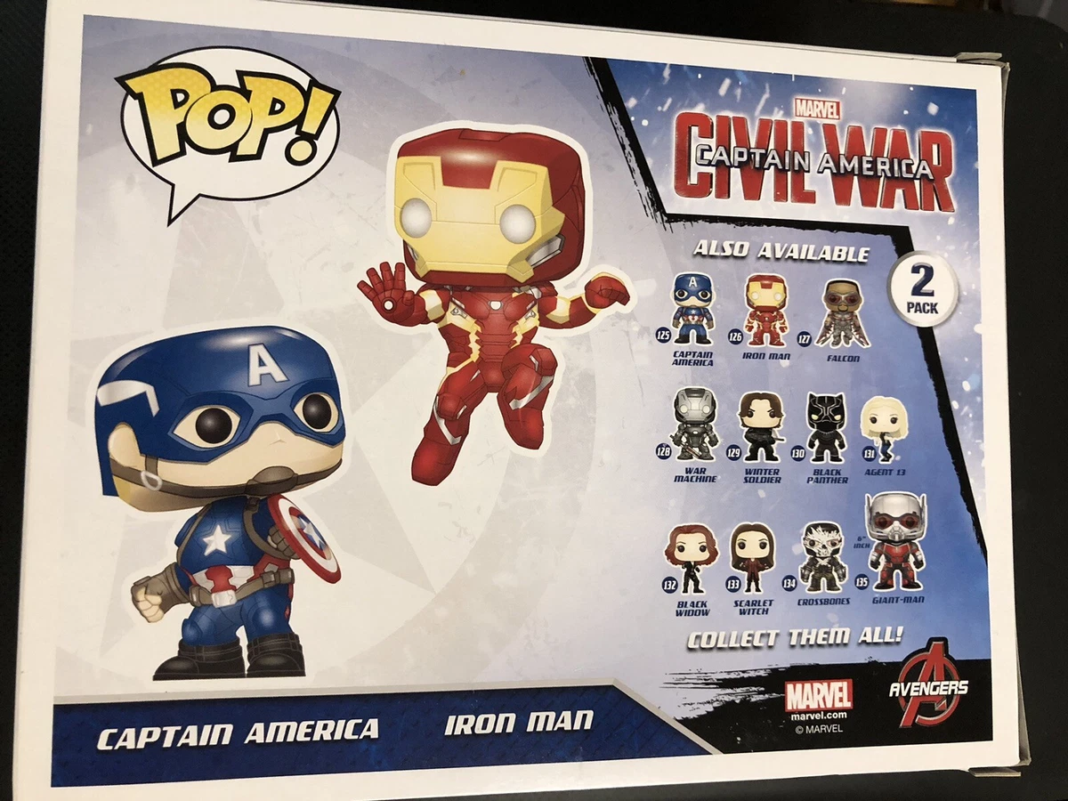 Figura de acción Iron Man Capitán América: Civil War 7224 de Funko Pop!