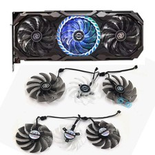 For ASROCK RX6800XT TaiChi Video Card Graphics Card Cooling Fan Replace Part