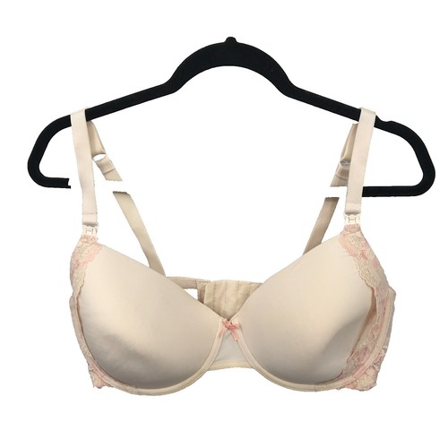 Womens MATERNITY Nursing Bra LA Leche League, Black, 32D, 4204