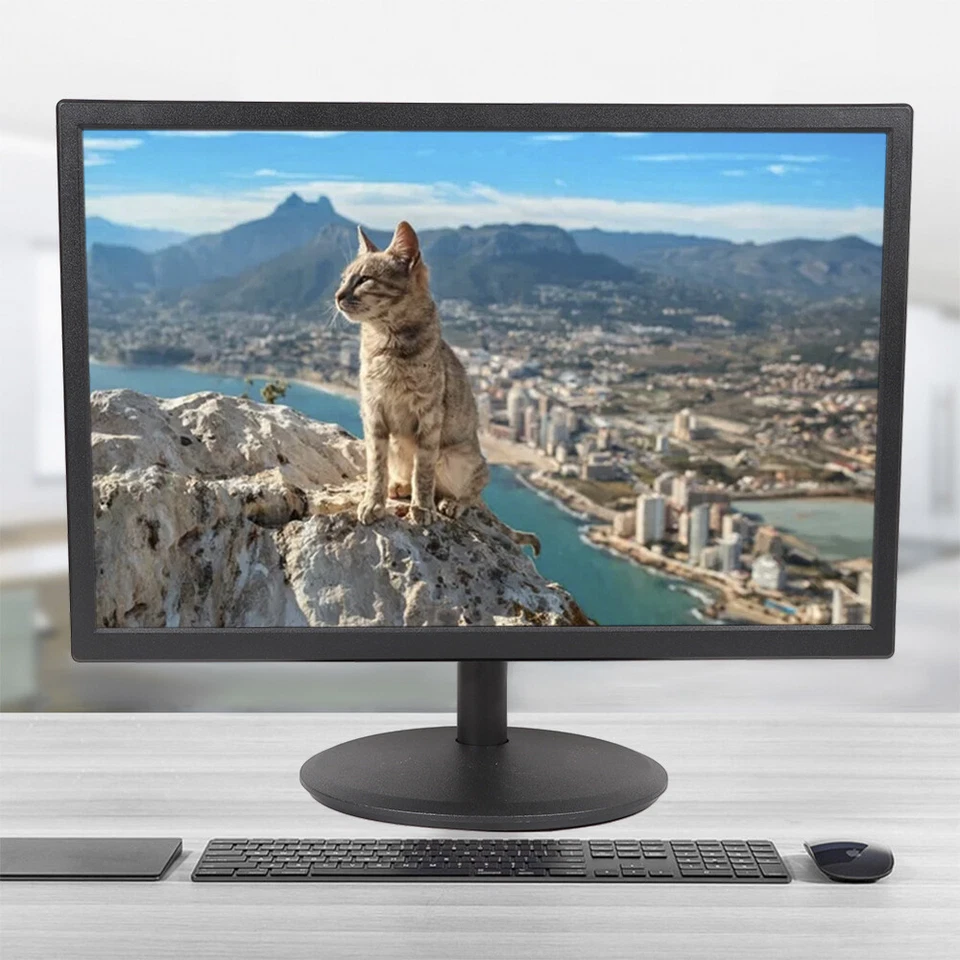 19 inch Portable LED Smart Digital LED Display 16:10 HDMI VGA AV HD Monitor Play - Image 4 of 4