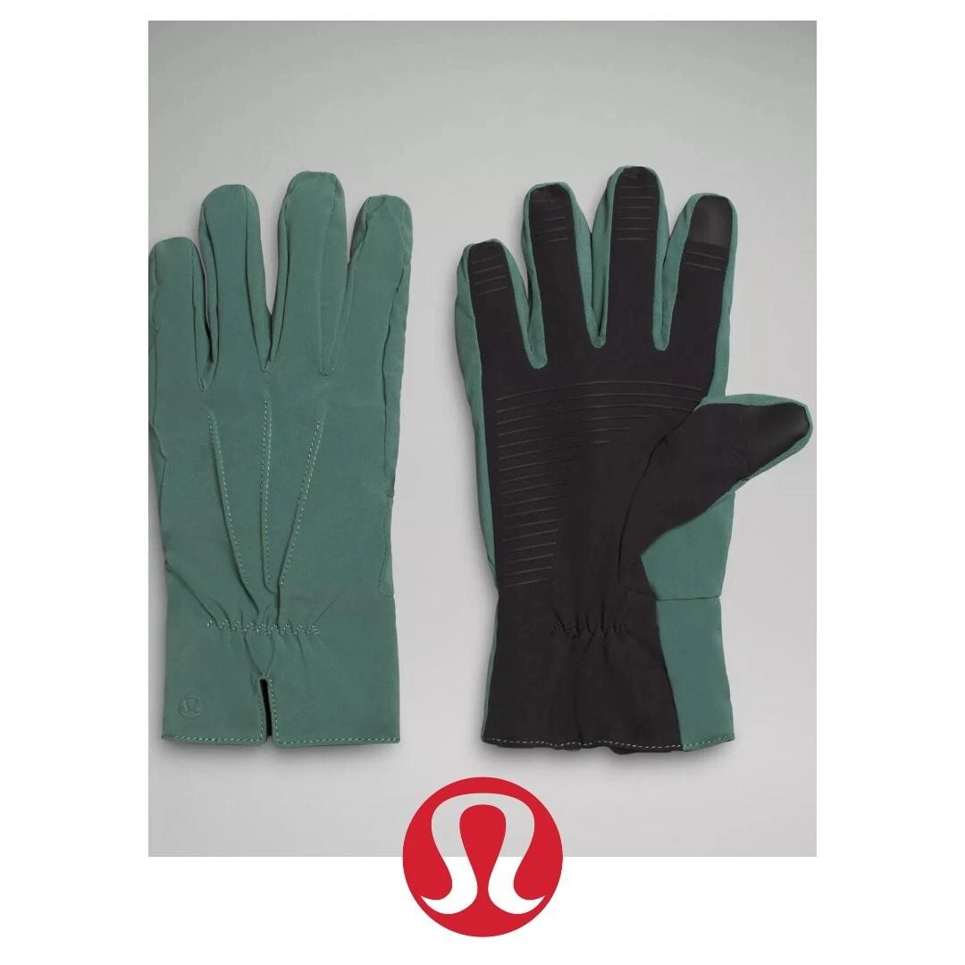 LULULEMON City Keeper Gloves NWT S/M Purple Black (HTGT) *Fleece Lined PRIMALOFT