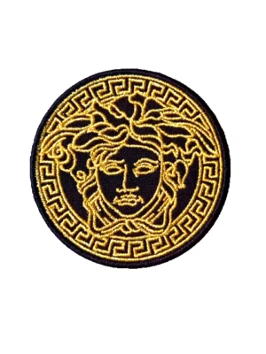 UNIQUE FASHION DESIGN MEDUSA EMBROIDERED IRON-ON PATCH..NOT EASILY FOUND...