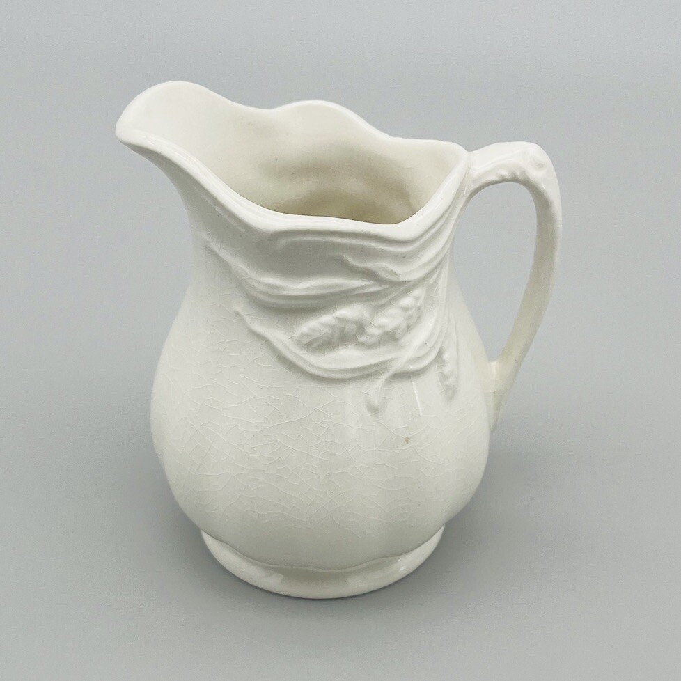 VTG Ironstone Creamer Pitcher Royal Crownford Wheat Arthur Wood