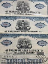 3 x Philippine Long Distance Telephone Company USA Aktien