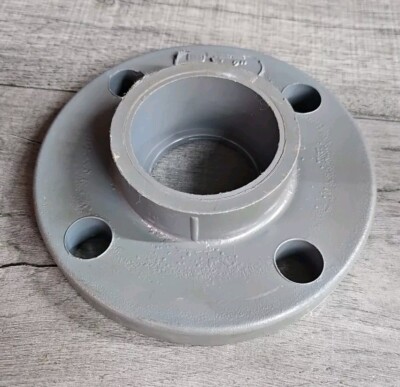 2'' Schedule 80 PVC Flange Socket - 5 Available NEW! (unable to determine brand)