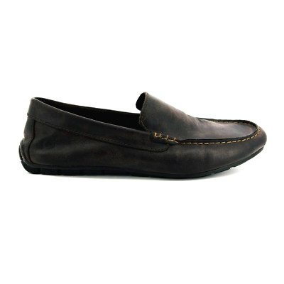 Mens 8.5 M Born Allan Casual Slip On Brown Leather Loafer  display picture 2