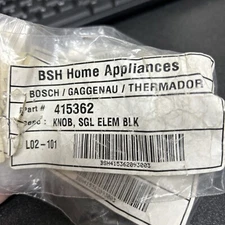 Bosch Part# 415362  Oven Knob (G2B)