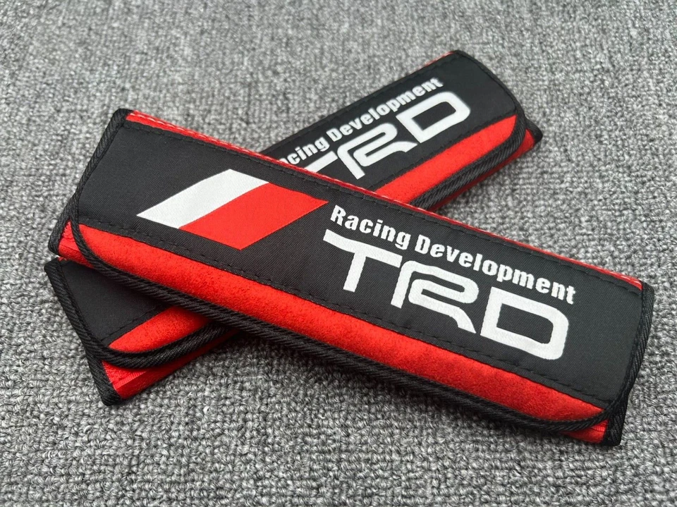 JDM ROJO CARRERAS CINTURÓN DE SEGURIDAD DRIFT HOMBRO COMODIDAD ALMOHADILLA CUBIERTA Foto 2 de 4