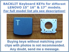 TSI2 Keyboard KEYs for different Lenovo Ideapad/Flex/Yoga/ThinkBook/Slim models