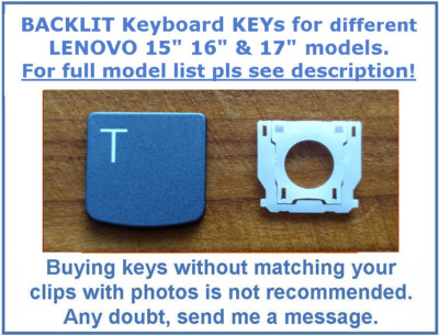 NEW TSI3 Keyboard KEY for various Lenovo ThinkBook/Ideapad/Yoga Slim/Flex models