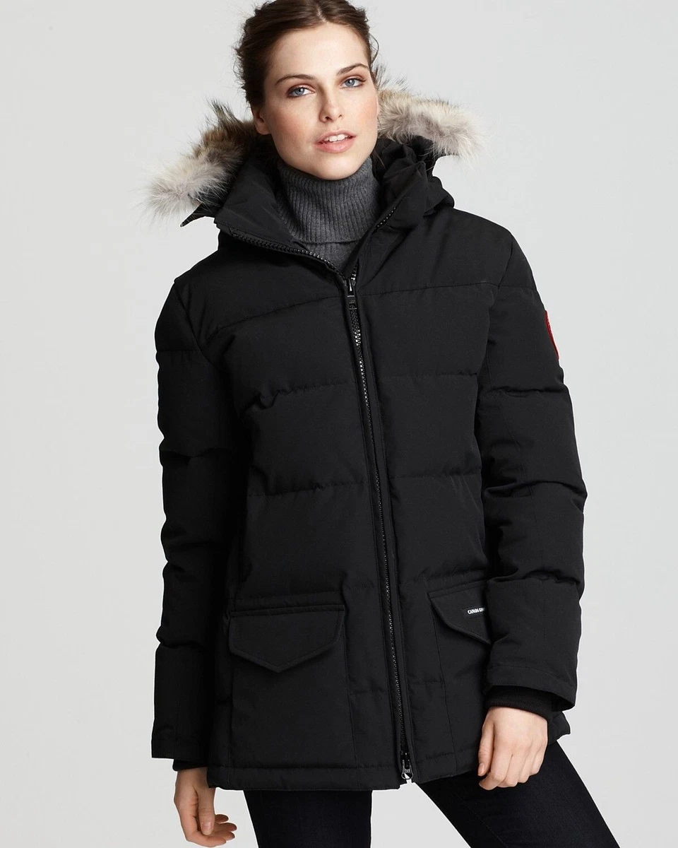Canada Goose (Women XS-S ) - Solaris Down Parka Jacket Coat - Black - 3034L