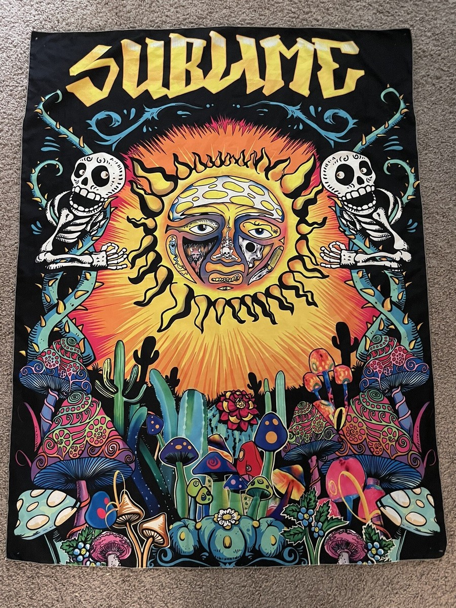 Sublime Poster 35x46 Inches Cloth Fabric Magic Mushrooms